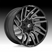 Fuel Typhoon D773 Gloss Black Milled Custom Truck Wheels